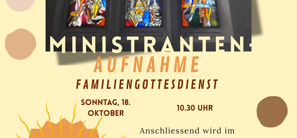 Ministrantenaufnahme 2026